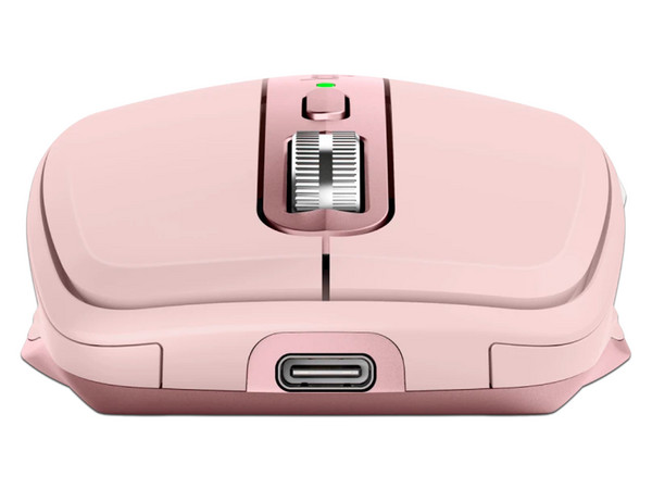 Mouse Óptico Inalámbrico Logitech MX Anywhere 3S de 6 botones, 1,000 dpi, Receptor USB, Bluetooth, Color Rosa.