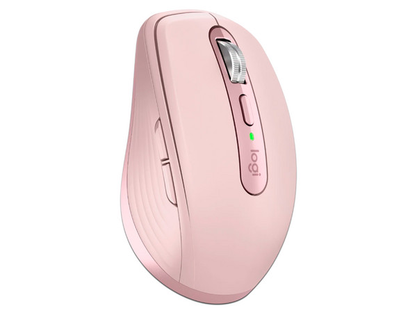 Mouse Óptico Inalámbrico Logitech MX Anywhere 3S de 6 botones, 1,000 dpi, Receptor USB, Bluetooth, Color Rosa.