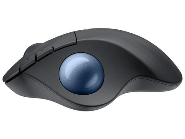 Mouse Trickball Inalámbrico Logitech Ergo M575S, Receptor USB. Color Grafito.