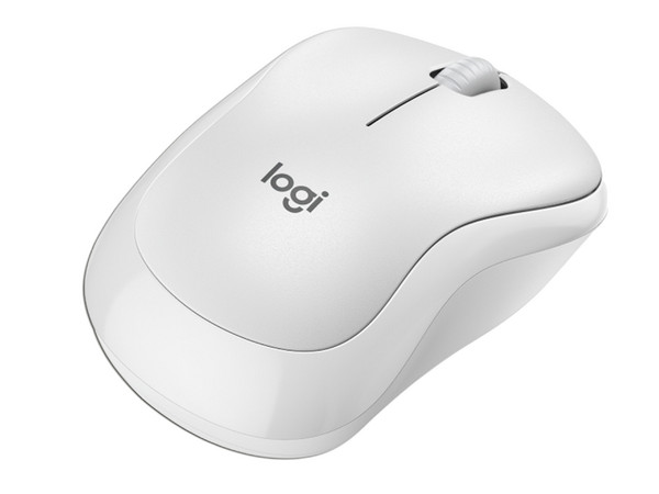 Mouse Óptico Inalámbrico Logitech M240, Hasta 4,000 dpi, USB, Color Blanco.