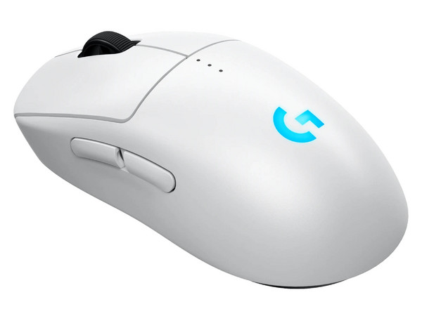Mouse Gamer Inalámbrico Logitech G Pro 2 LightSpeed, hasta 44,000 dpi, 8 botones. Color Blanco.