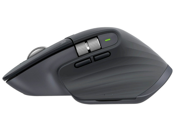 Mouse Inalámbrico Logitech MX Master 3S, hasta 8000 DPI, 7 Botones, Batería Recargable, Bluetooth. Color Negro.