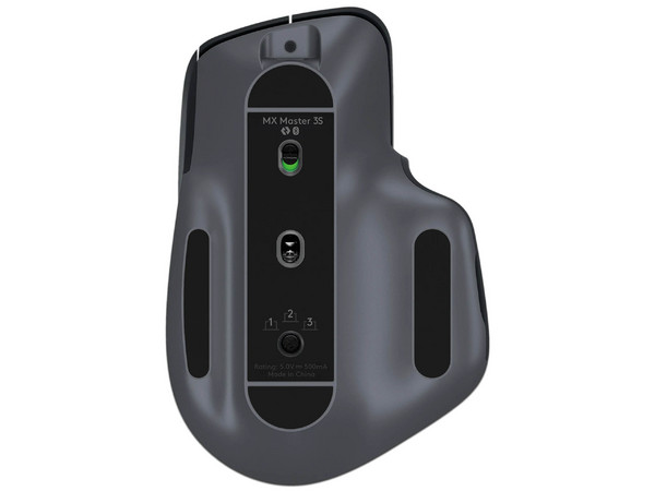 Mouse Inalámbrico Logitech MX Master 3S, hasta 8000 DPI, 7 Botones, Batería Recargable, Bluetooth. Color Negro.