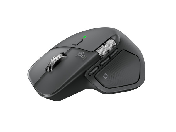 Mouse Inalámbrico Logitech MX Master 4 910-007565, hasta 8000dpi, Bluetooth, Receptor USB. Color Grafito.