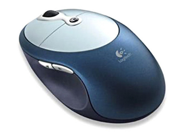 Mouse Logitech Cordless Click! Plus, Óptico Inalámbrico, (USB/PS2)