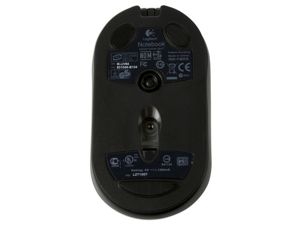 Mouse Logitech Óptico para Laptop, USB.