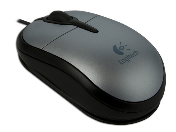 Mouse Logitech Óptico para Laptop, USB.