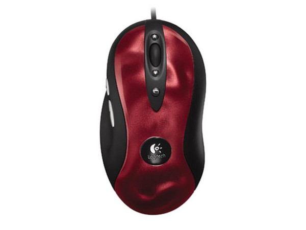 Mouse Logitech MX 510 Performance Óptico, Color Rojo, (USB/PS2)