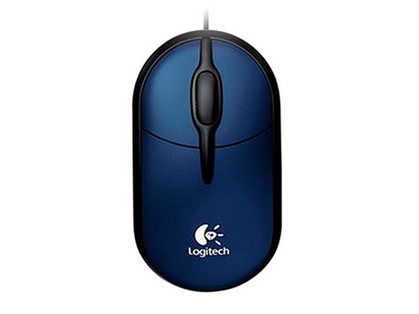Mouse Logitech Notebook Óptico Plus, Color Azul, USB