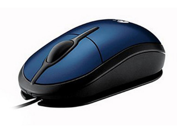 Mouse Logitech Notebook Óptico Plus, Color Azul, USB