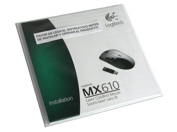 Mouse Logitech MX 610 Láser, Inalámbrico, USB.