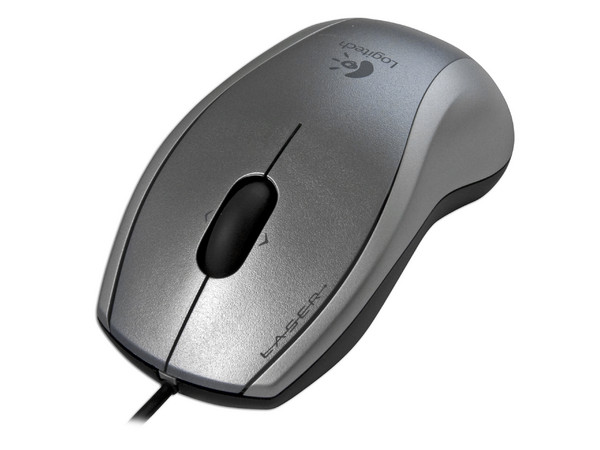 Mouse Logitech V150 Láser para Laptop, USB.