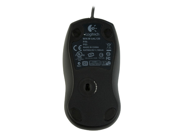 Mouse Logitech V150 Láser para Laptop, USB.