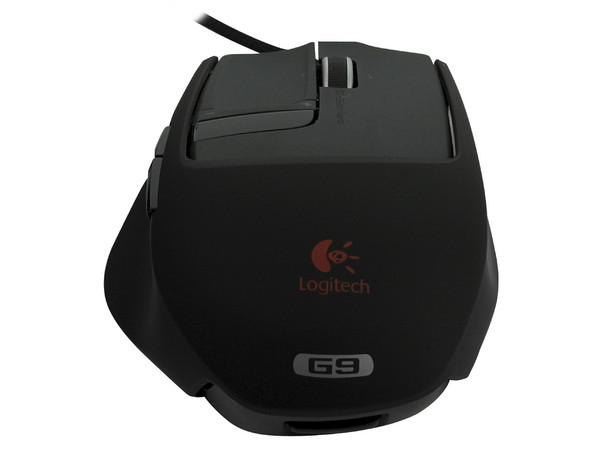Mouse Logitech G9 Láser de 3.200 dpi con Tapas Intercambiables y Sistema de Pesas para modificar la Forma, Textura y Equilibrio del ratón.