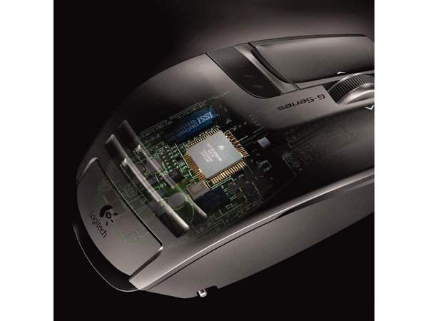 Mouse Logitech G9 Láser de 3.200 dpi con Tapas Intercambiables y Sistema de Pesas para modificar la Forma, Textura y Equilibrio del ratón.