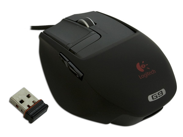 Mouse Logitech G9 Láser de 3.200 dpi con Tapas Intercambiables y Sistema de Pesas para modificar la Forma, Textura y Equilibrio del ratón.