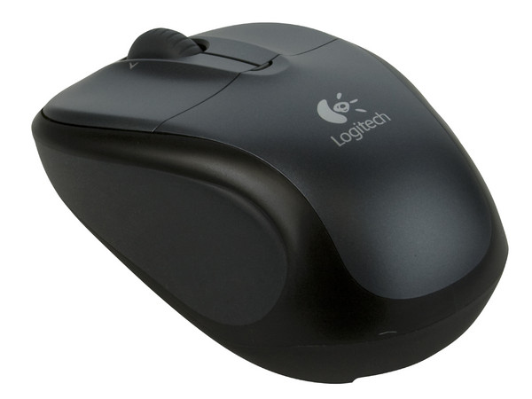 Mouse Logitech V220 Óptico Inalámbrico para Laptop, USB. Color Negro