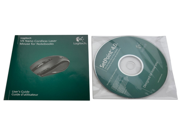 Mini Mouse Logitech VX Nano Láser Inalámbrico para Laptop, USB.