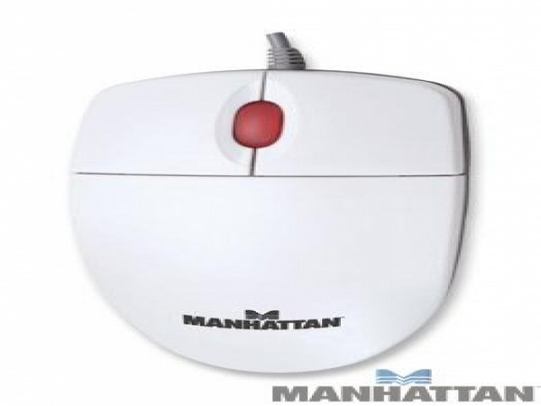 Mouse Economico PS2 Blanco/Negro