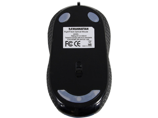 Mouse Manhattan con Tecnología RightTrack, USB. Color Amarillo. 