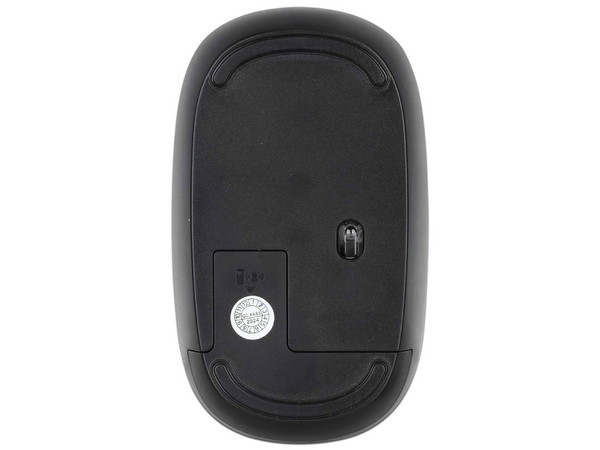 Mouse Óptico Inalámbrico Manhattan, 1200 DPI, USB. Color Negro.