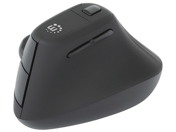 Mouse óptico inalámbrico Manhattan VERTIC 2.4G, ergonómico, modelo 190336.