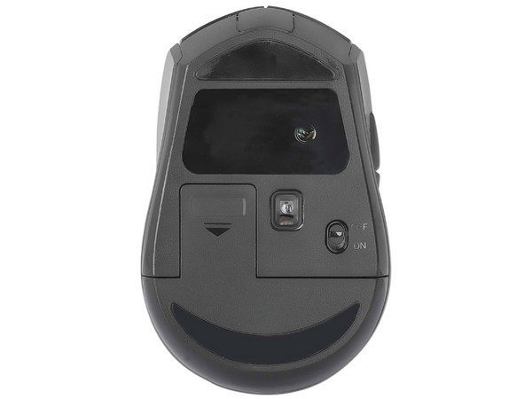 Mouse Óptico Manhattan 190343, Inalámbrico, RF Inalámbrico, 1600 DPI, Color Negro.