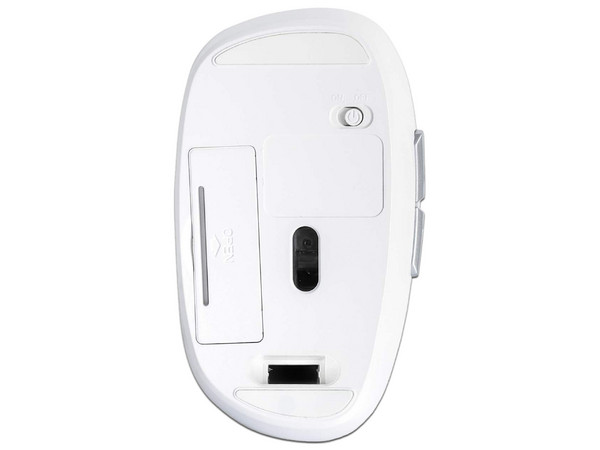 Mouse Óptico Manhattan MW6185, Inalámbrico, RF Inalámbrico, 1.600DPI, Color Blanco.
