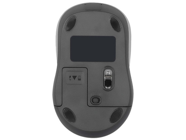 Mouse Óptico Inalámbrico Manhattan MW3075, hasta 1200 DPI, Receptor USB, Color Negro.