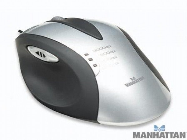 Mouse Laser ML1 USB PC/Mac 2000 dpi Gde.