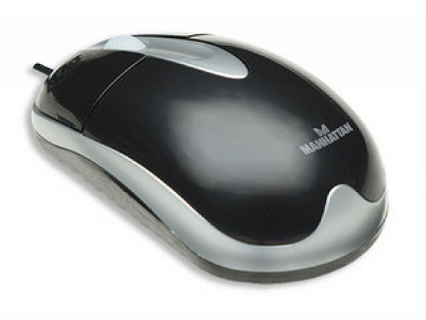 Mouse Optico MH3 PS2 Negro/Plata CS