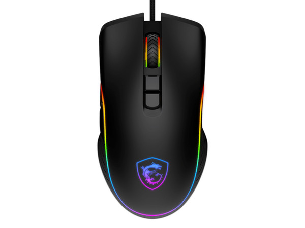 Mouse Gamer MSI FORGE GM300, Óptico, Alámbrico, iluminación RGB. Color Negro.