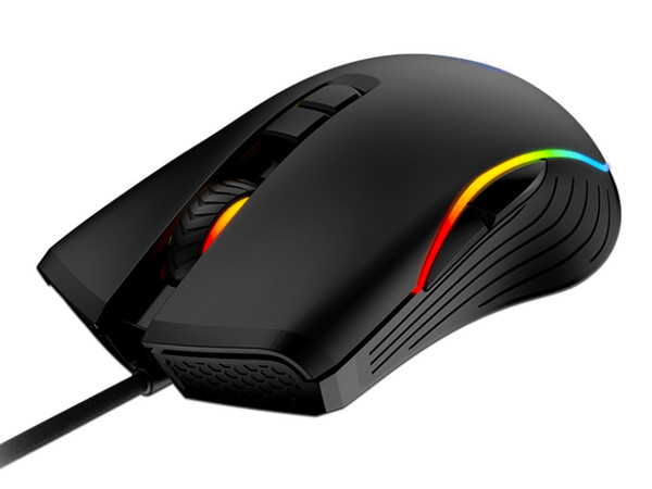 Mouse Gamer MSI FORGE GM300, Óptico, Alámbrico, iluminación RGB. Color Negro.