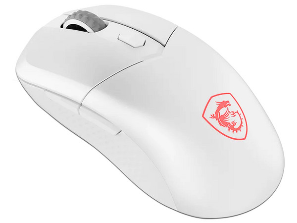 Mouse Gamer Inalámbrico MSI VERSA 300 W WHITE, hasta 8000DPI, 6 Botones, Color Blanco.