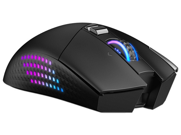 Mouse MSI Versa Pro, Inalámbrico Óptico, 15 Botones, 26.000 DPI, RF Wireless, Bluetooth, USB-C, Color Negro.
.