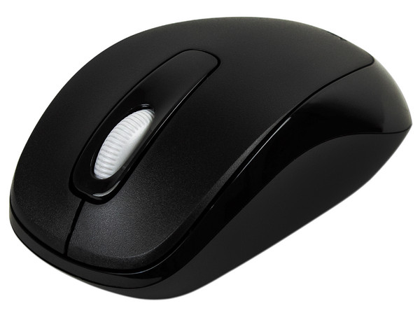 Mouse Inalámbrico Microsoft Mobile Mouse 1000. Color Negro