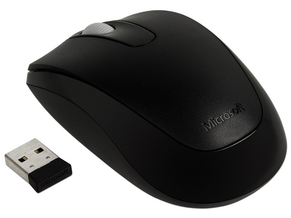 Mouse Inalámbrico Microsoft Mobile Mouse 1000. Color Negro