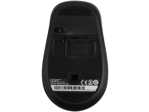 Mouse Microsoft Wireless BlueTrack Mouse 2000, Inalámbrico. USB 2.0   