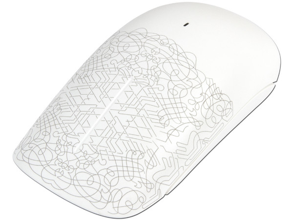 Microsoft Touch Mouse, Navegue en Windows 8 con las configuraciones de gestos adicionales, BlueTrack, Inalámbrico, USB.