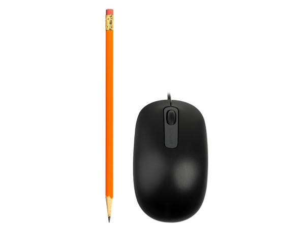 Mouse Microsoft Compact Mouse 100, Optico, USB. Color Negro