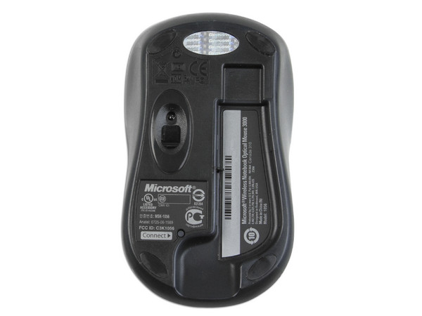Mouse Microsoft 3000 Óptico Inalámbrico para Laptop, USB. Color Rosa