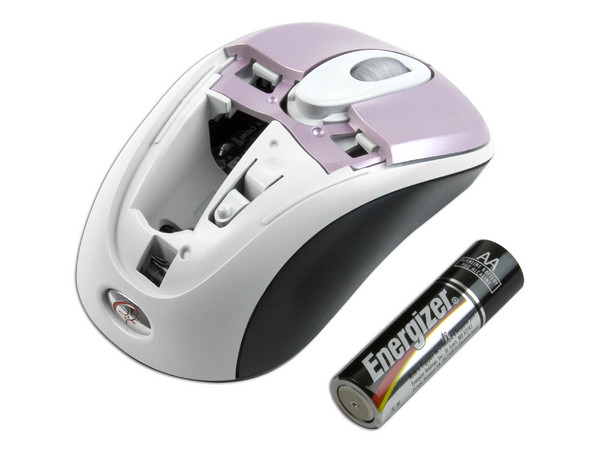 Mouse Microsoft 3000 Óptico Inalámbrico para Laptop, USB. Color Rosa
