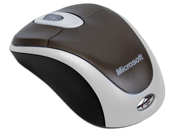 Mouse Microsoft 3000 Óptico Inalámbrico para Laptop, USB. Chocolate