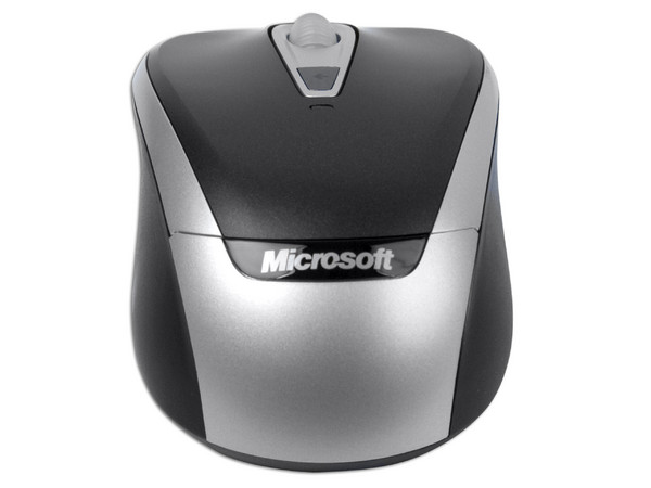 Mouse Microsoft 3000 Óptico Inalámbrico para Laptop, USB. Color Negro/Plateado