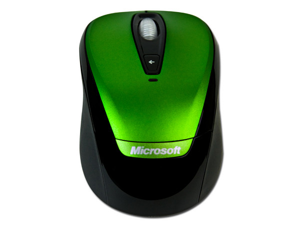 Mouse Microsoft 3000 Óptico Inalámbrico para Laptop, USB. Color Verde