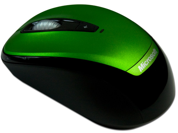 Mouse Microsoft 3000 Óptico Inalámbrico para Laptop, USB. Color Verde