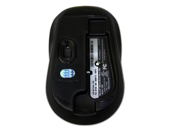 Mouse Microsoft 3000 Óptico Inalámbrico para Laptop, USB. Color Púrpura