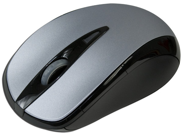 Mouse Microsoft 7000 Láser Inalámbrico para Laptop, USB. Color Negro/Plateado