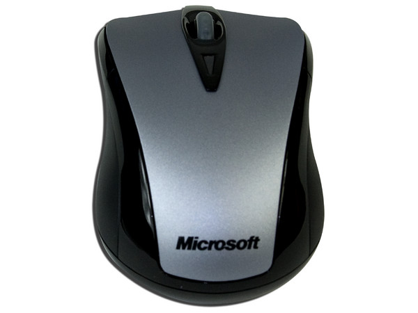 Mouse Microsoft 7000 Láser Inalámbrico para Laptop, USB. Color Negro/Plateado