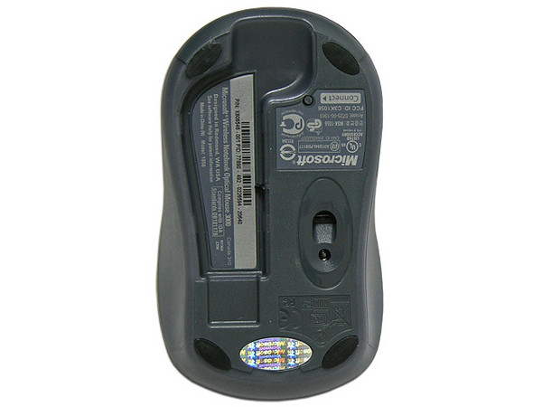 Mouse Microsoft 3000 Óptico Inalámbrico para Laptop, USB. Color Negro